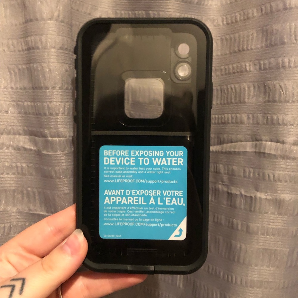 Lifeproof FRE Waterproof Case for iPhone X Max Black